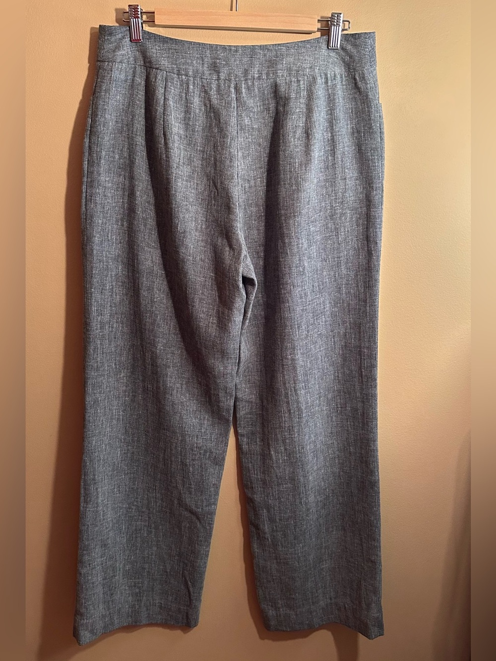 tilley grey linen-blend pants - Picture 2 of 7
